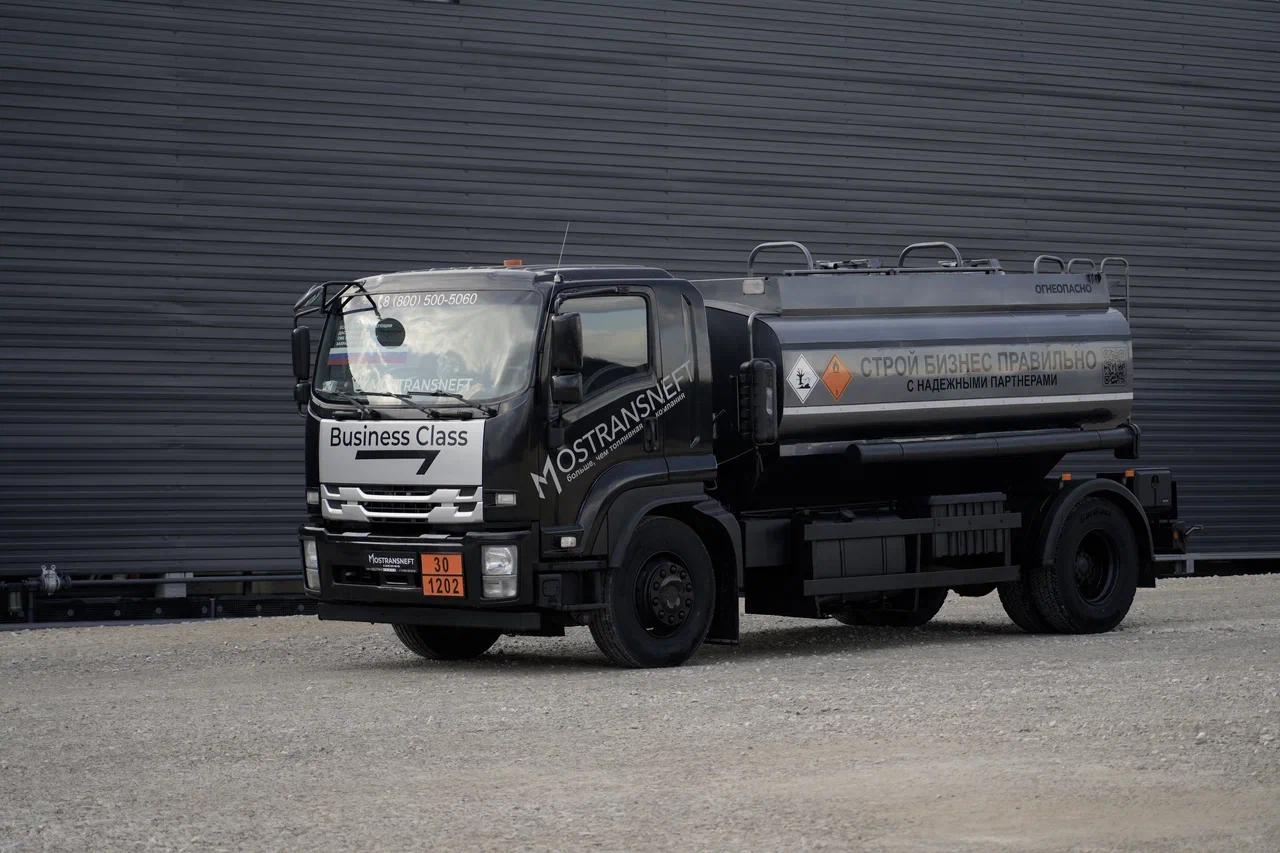 Доставка топлива топливозаправщиком Isuzu – объем до 11 м³